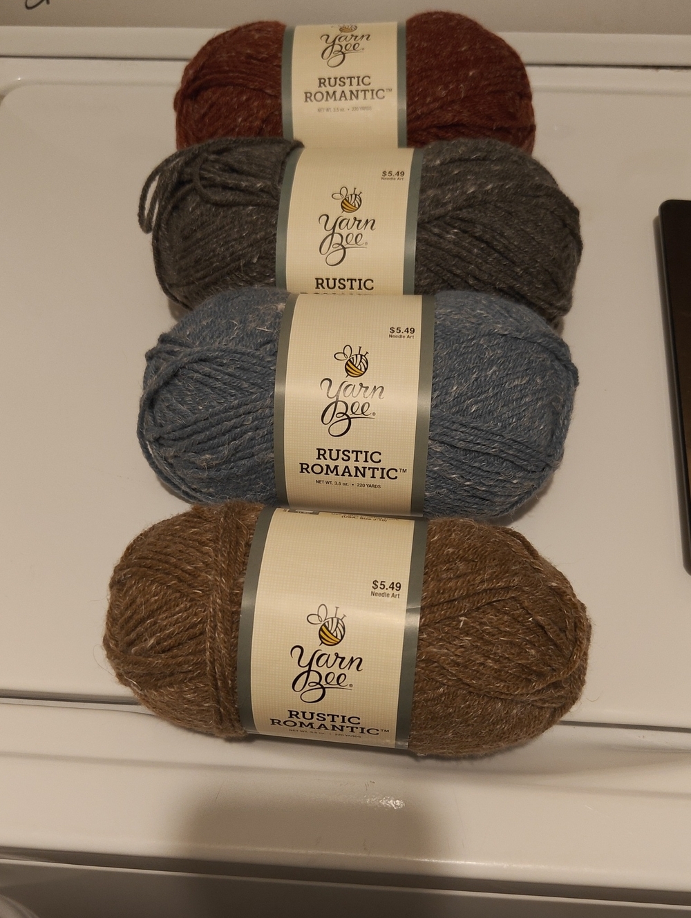 Rustic Romantic Yarn Pack - Brown, Blue, Gray, Rust